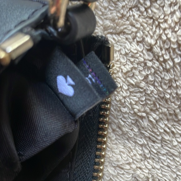 Kate Spade Black leather crossbody purse - Picture 10 of 12